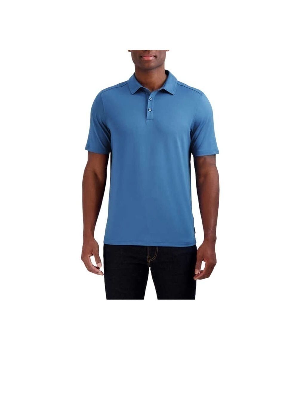 New-gerry Short Sleeve, Collar, SPF40+, Soft Polo Shirt Blue Size XL